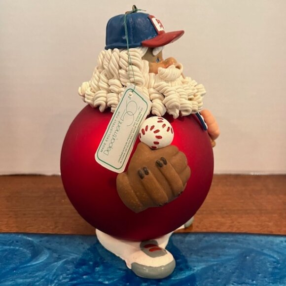 Department 56 Noel 7" Slugger Santa Baseball Ornament - Picture 3 of 7